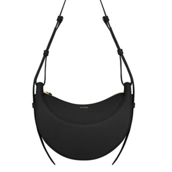 Polene Bags Polene Numro Dix Edition Textured Black Handbag Poshmark